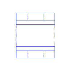 Layouts Pantries Butler Framed Double 2 Side Stencil Svg Design File, Free Vectors File